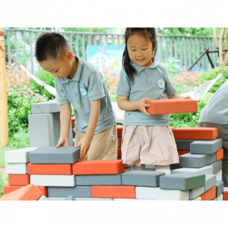 CLASSIC WORLD EDU Mega Soft EVA statybiniai blokai – pastato stogas CLASSIC WORLD EDU Mega Soft EVA statybiniai blokai – pastato stogas