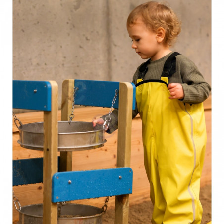 CLASSIC WORLD EDU Playground Sand Toy dvigubas sietelis CLASSIC WORLD EDU Playground Sand Toy dvigubas sietelis