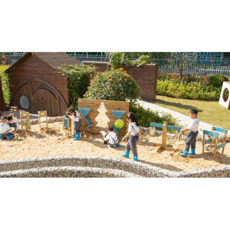 CLASSIC WORLD EDU Playground Sand Toy dvigubas sietelis CLASSIC WORLD EDU Playground Sand Toy dvigubas sietelis