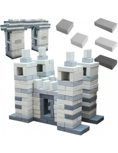 CLASSIC WORLD EDU Mega Klocki Konstrukcyjne Cegiełki EVA Miękkie do Budowania 90 el.