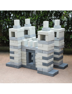 CLASSIC WORLD EDU Mega Klocki Konstrukcyjne Cegiełki EVA Miękkie do Budowania 90 el. 2