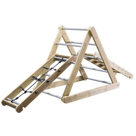 CLASSIC WORLD EDU Medinis laipiojimo rėmas XL Montessori laipiojimo kopėčių rinkinys CLASSIC WORLD EDU Medinis laipiojimo rėmas XL Montessori laipiojimo kopėčių rinkinys