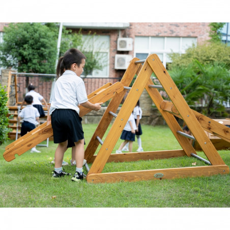 CLASSIC WORLD EDU Medinis laipiojimo rėmas XL Montessori laipiojimo kopėčių rinkinys CLASSIC WORLD EDU Medinis laipiojimo rėmas XL Montessori laipiojimo kopėčių rinkinys
