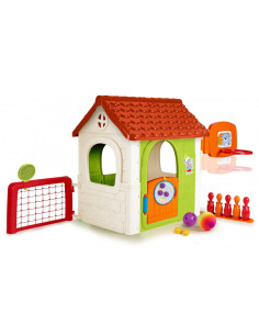 FEBER Activity House daugiafunkcis 6-in-1 kotedžas su pridedamais žaidimais