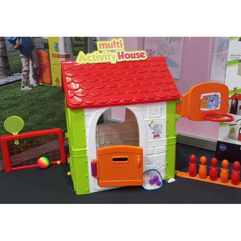 FEBER Activity House daugiafunkcis 6-in-1 kotedžas su pridedamais žaidimais