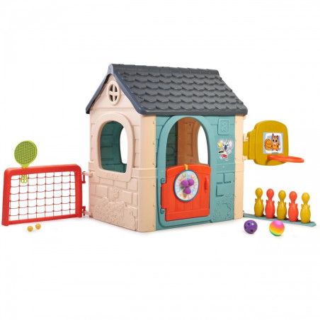 FEBER Activity House Casual daugiafunkcis 6-in-1 su pridedamais žaidimais FEBER Activity House Casual daugiafunkcis 6-in-1 su pridedamais žaidimais