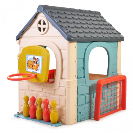FEBER Activity House Casual daugiafunkcis 6-in-1 su pridedamais žaidimais FEBER Activity House Casual daugiafunkcis 6-in-1 su pridedamais žaidimais