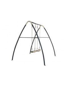 Axi dvigubos metalinės sūpynės 2