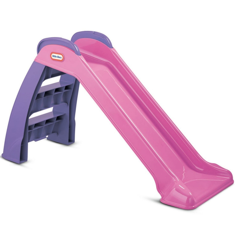 Little Tikes sodo čiuožykla Pirmoji čiuožykla Mano pirmoji 95 cm rožinė