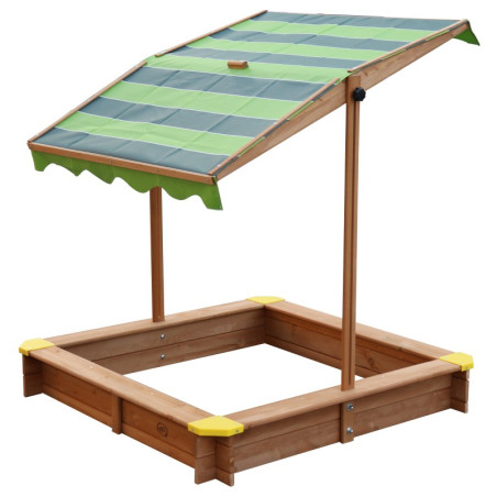 Medinė smėlio dėžė su reguliuojamu stogu Lily Sandpit AXI Medinė smėlio dėžė su reguliuojamu stogu Lily Sandpit AXI