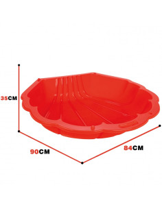WOOPIE Sandbox Pool Shell Red 3in1 Dry Pool 1 vnt. 2