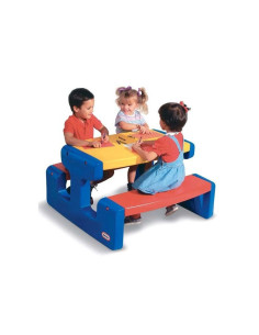 Mažas tikes Didžiulis iškylų stalas Mėlynas stalas 2