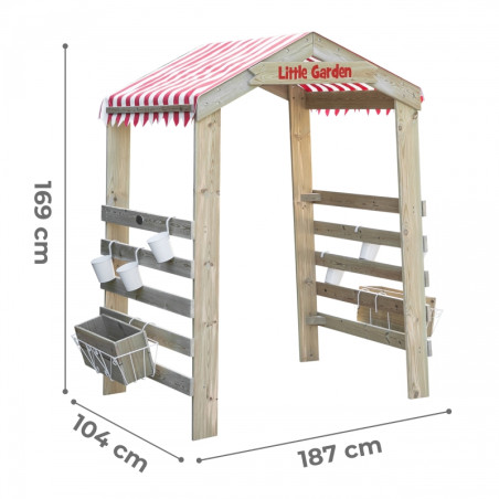 CLASSIC WORLD EDU Mediniai sodo vartai Pergola gėlių lova CLASSIC WORLD EDU Mediniai sodo vartai Pergola gėlių lova