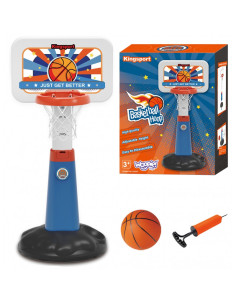 WOOPIE krepšinio rinkinys reguliuojamas 99 - 125 cm + kamuolys + pompa