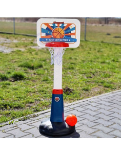 WOOPIE krepšinio rinkinys reguliuojamas 99 - 125 cm + kamuolys + pompa 2