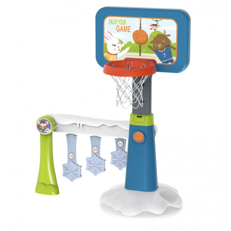 WOOPIE rinkinys 2in1 krepšinio futbolo vartai + kamuolys + pompa WOOPIE rinkinys 2in1 krepšinio futbolo vartai + kamuolys + pompa