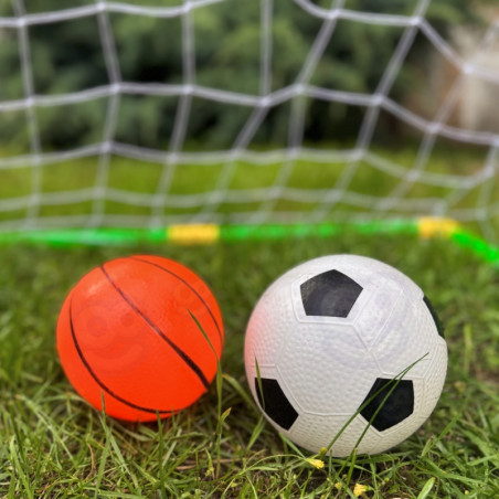 WOOPIE rinkinys 2in1 krepšinio futbolo vartai + kamuoliukai WOOPIE rinkinys 2in1 krepšinio futbolo vartai + kamuoliukai
