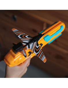 WOOPIE Pistolet Wyrzutnia Samolotów Automatyczna + 4 Samoloty 2