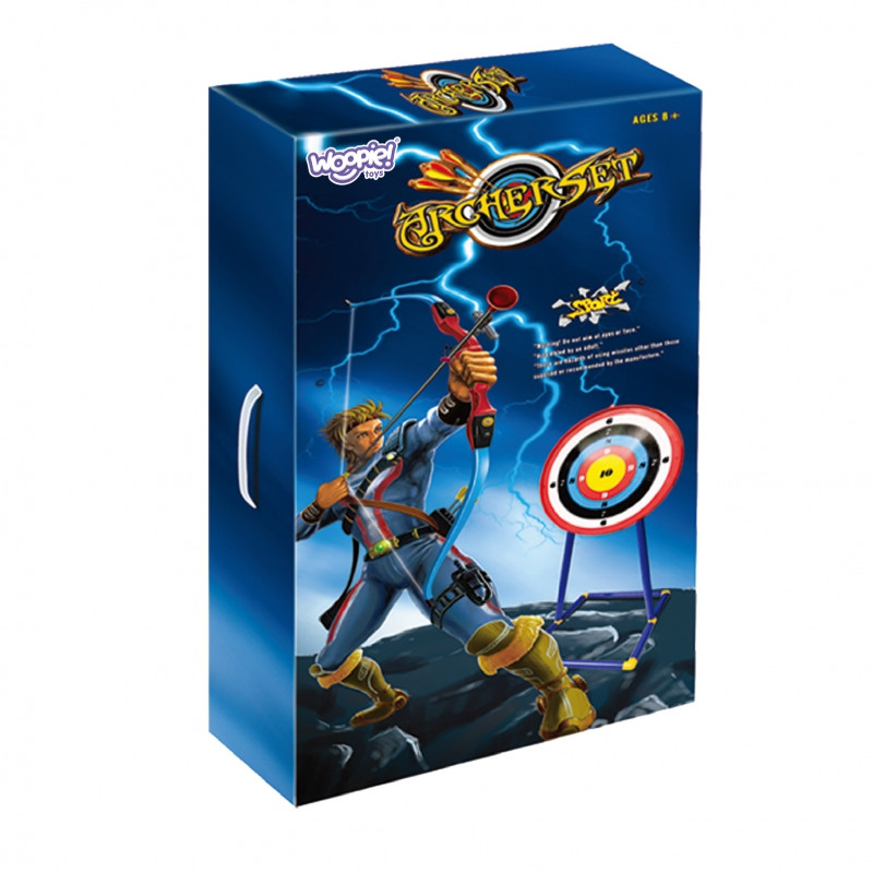WOOPIE Маленький Лучник Набор Лук Стрелы Мишень 12 шт.