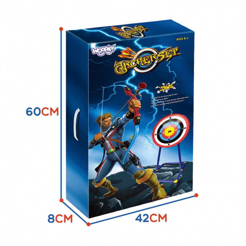 WOOPIE Маленький Лучник Набор Лук Стрелы Мишень 12 шт.
