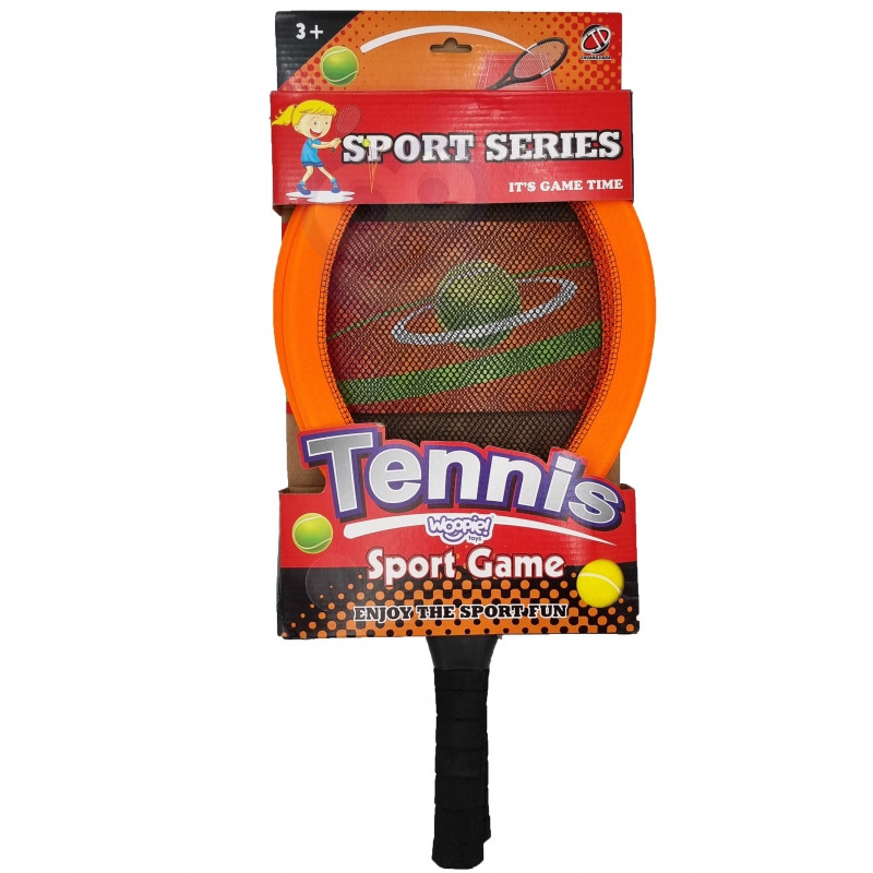 WOOPIE didelės badmintono teniso raketės vaikams + kamuoliuko smiginis