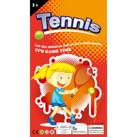 WOOPIE didelės badmintono teniso raketės vaikams + kamuoliuko smiginis WOOPIE didelės badmintono teniso raketės vaikams + kamuoliuko smiginis