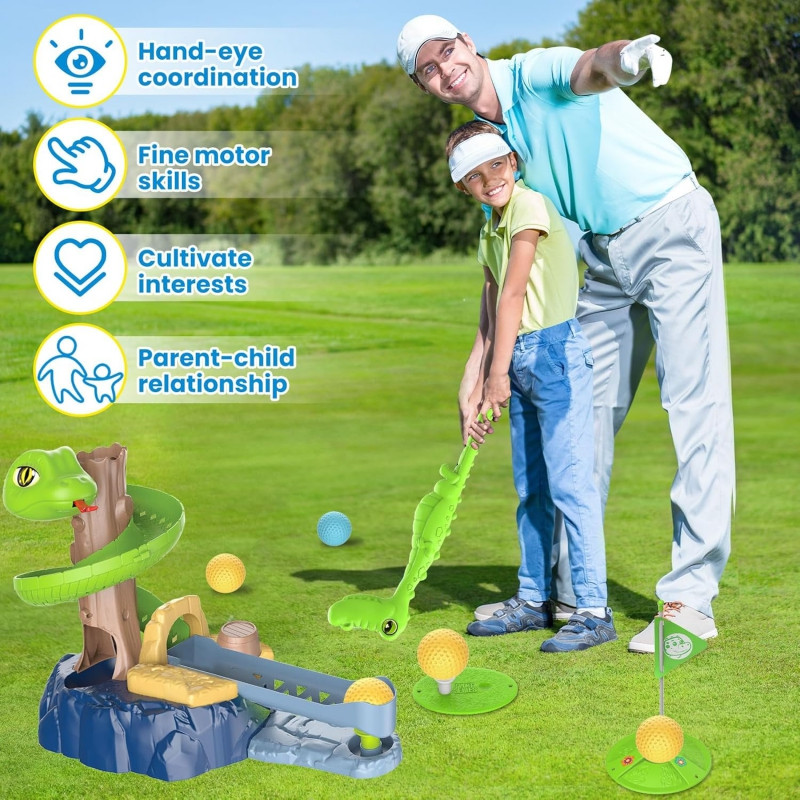 WOOPIE mini golfo arkadinis žaidimas gyvatė golfas