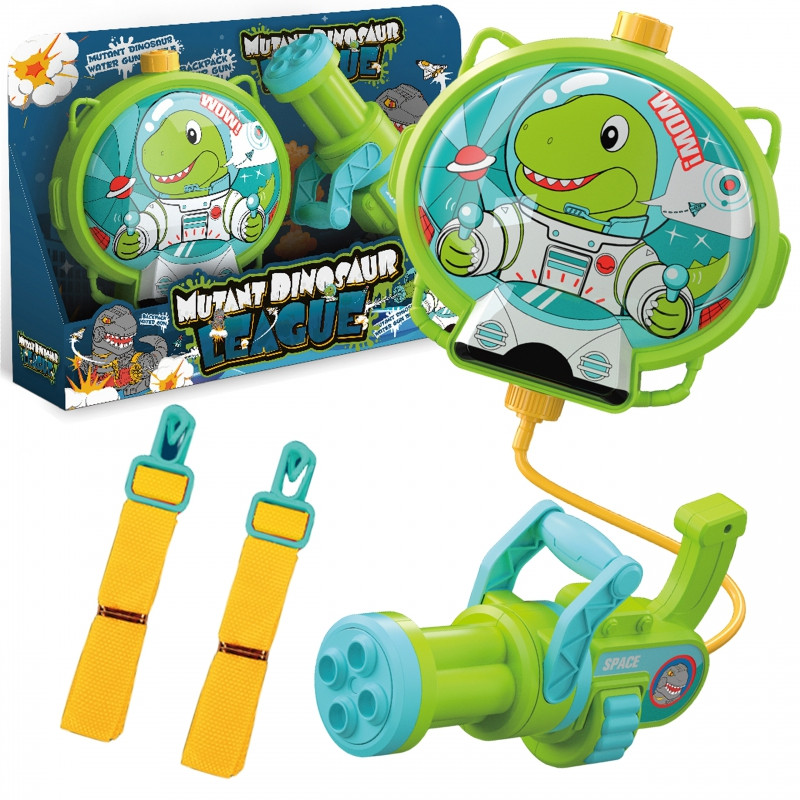 WOOPIE Dino vandens pistoletas su kuprine