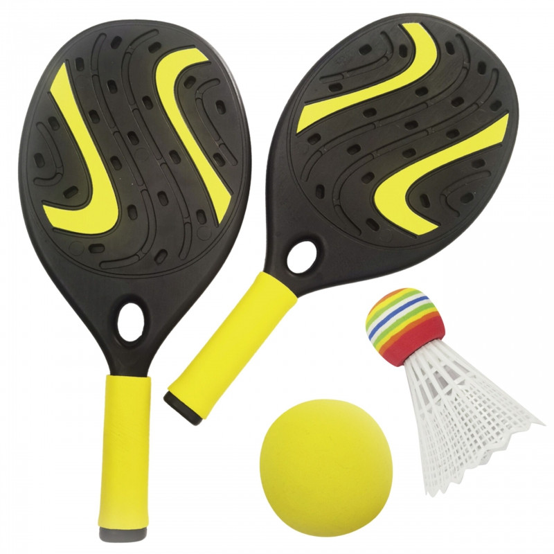 Ракета Вупи с мячом из пенопласта и воланом – набор «Пляж и сад»