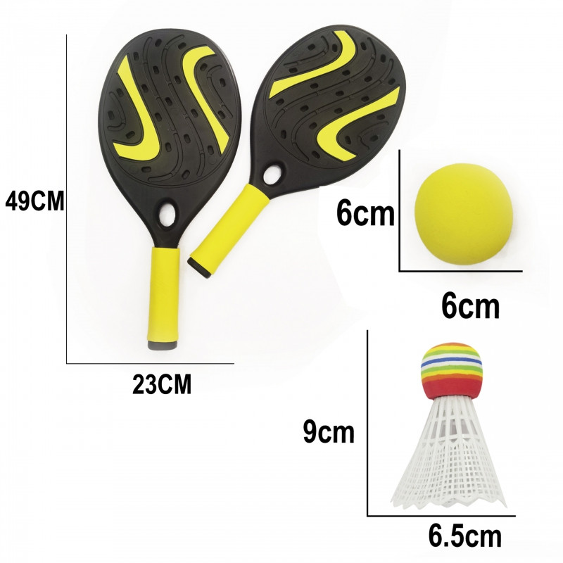 Ракета Вупи с мячом из пенопласта и воланом – набор «Пляж и сад»