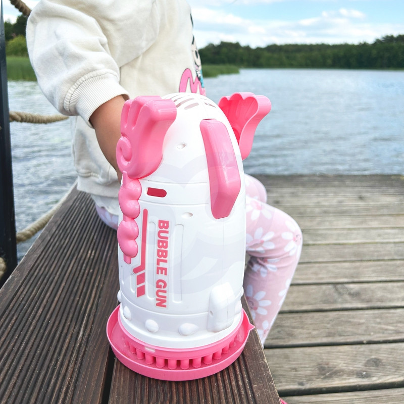WOOPIE burbulinis pistoletas 91 skylė rožinė