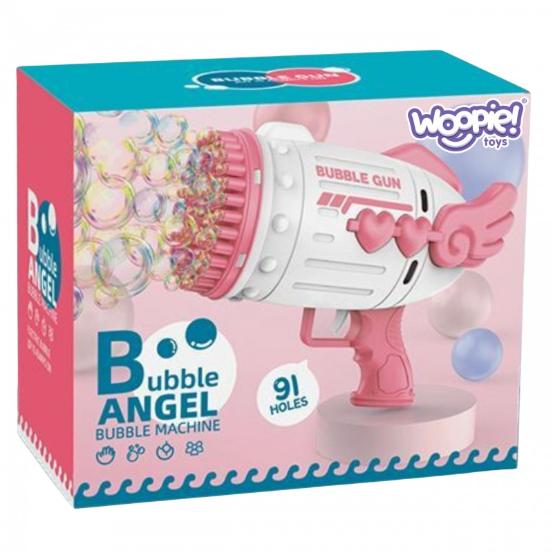 WOOPIE burbulinis pistoletas 91 skylė rožinė