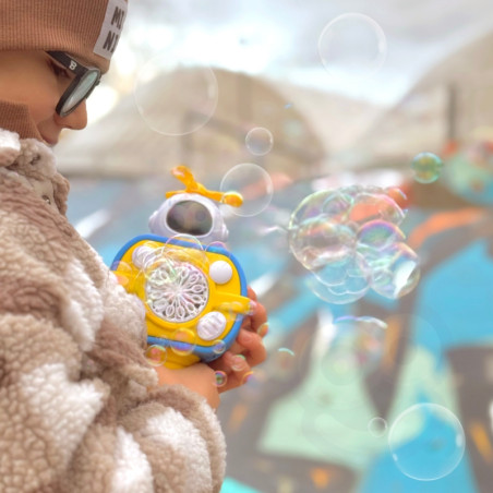 WOOPIE Astronaut Bubble Machine Yellow
