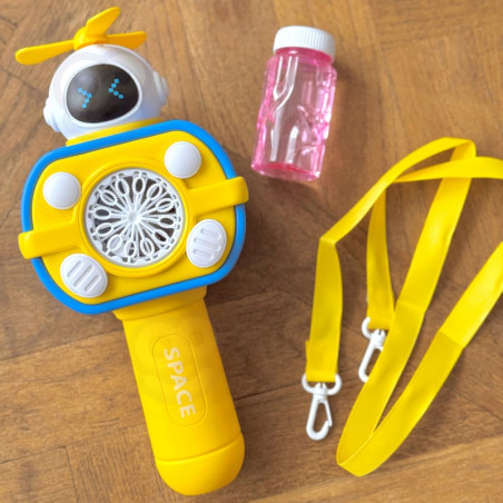 WOOPIE Astronaut Bubble Machine Yellow