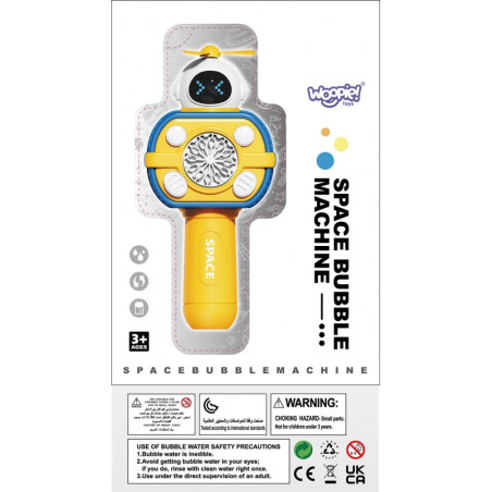 WOOPIE Astronaut Bubble Machine Yellow