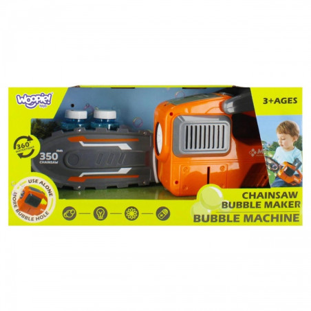 WOOPIE Пистолет для мыльных пузырей с бензопилой