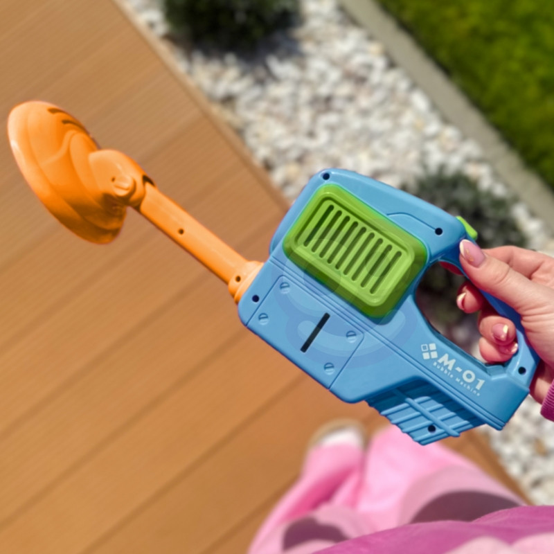 WOOPIE vejapjovės rankinis burbulų aparatas mėlynas