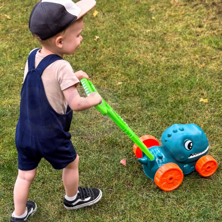 WOOPIE Kosiarka Ogrodowa Dino na Bańki Mydlane Dinozaur + Płyn WOOPIE Kosiarka Ogrodowa Dino na Bańki Mydlane Dinozaur + Płyn