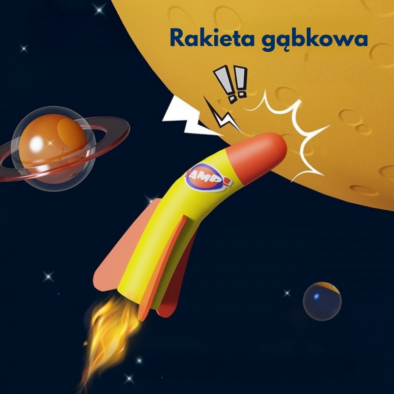 WOOPIE dvigubas putplasčio raketų paleidimo įrenginys 6 vnt.