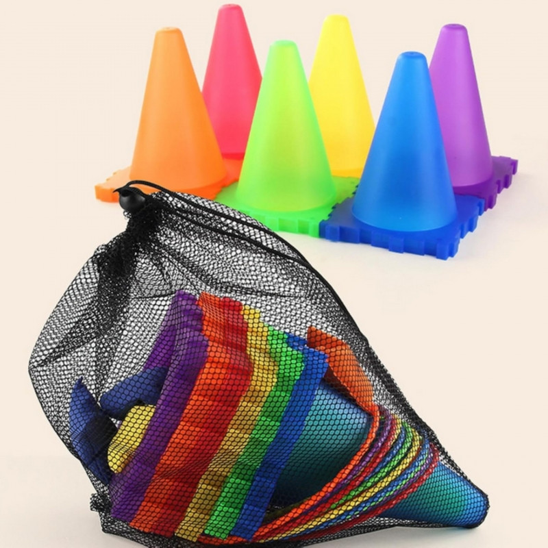 WOOPIE Set Garden Game 3in1 Target Throw Cones Hoops Bags 30 vnt.