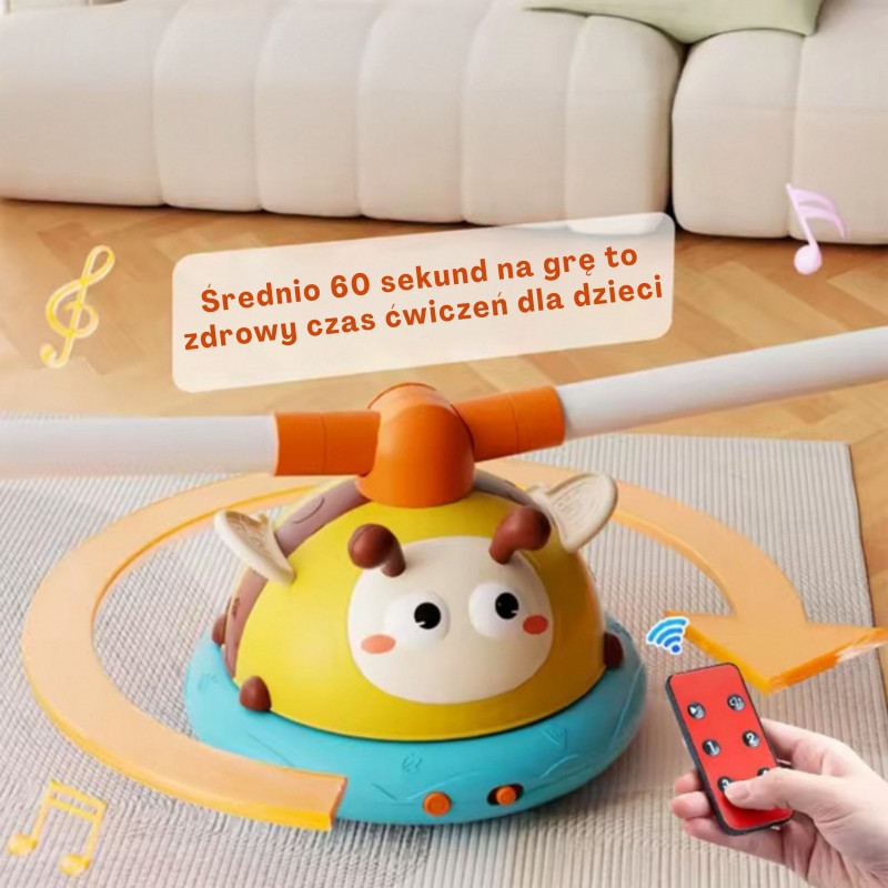 WOOPIE arkadinis žaidimas šokinėjimo virvė automatinis 2in1 tikslas mesti bitė