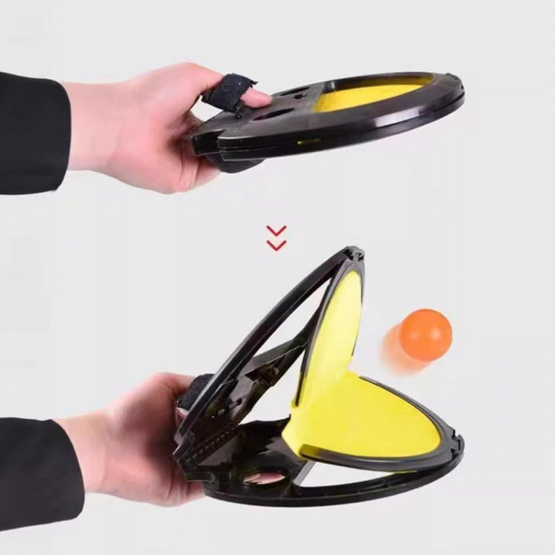 WOOPIE Catch Ball Arcade žaidimas mesti irklas letena + 2 kamuoliukai
