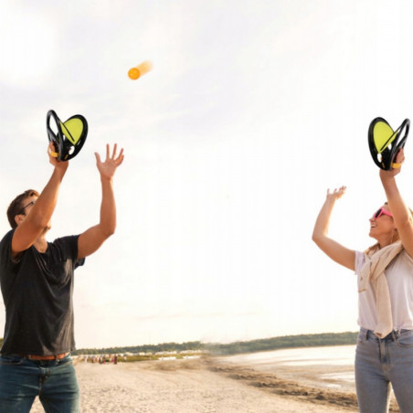 WOOPIE Catch Ball Arcade žaidimas mesti irklas letena + 2 kamuoliukai WOOPIE Catch Ball Arcade žaidimas mesti irklas letena + 2 kamuoliukai