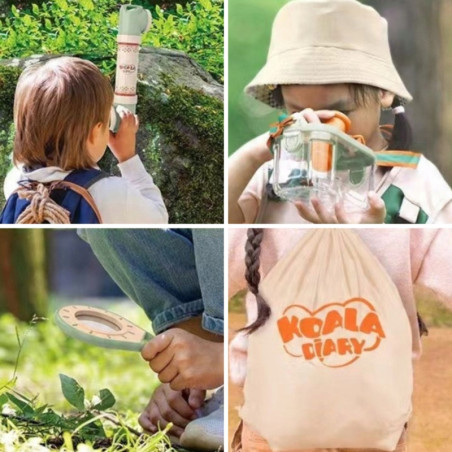 WOOPIE Discovery Little Explorer rinkinys Žiūronai Kompasas Vabzdžių tinklas Drugeliai Žibintuvėlis WOOPIE Discovery Little Explorer rinkinys Žiūronai Kompasas Vabzdžių tinklas Drugeliai Žibintuvėlis