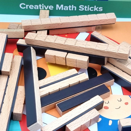 TOOKY TOY Dėlionės Loginis žaidimas Dėlionės Magnetiniai kaladėlės vaikams 49 vnt.