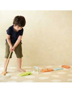 CLASSIC WORLD Drewniany Zestaw do Gry w Golfa Różne Przeszkody 2