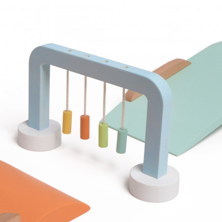 Деревянный набор для гольфа CLASSIC WORLD с различными препятствиями