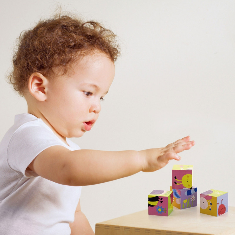 VIGA Wooden Puzzle Farm 4 Blocks