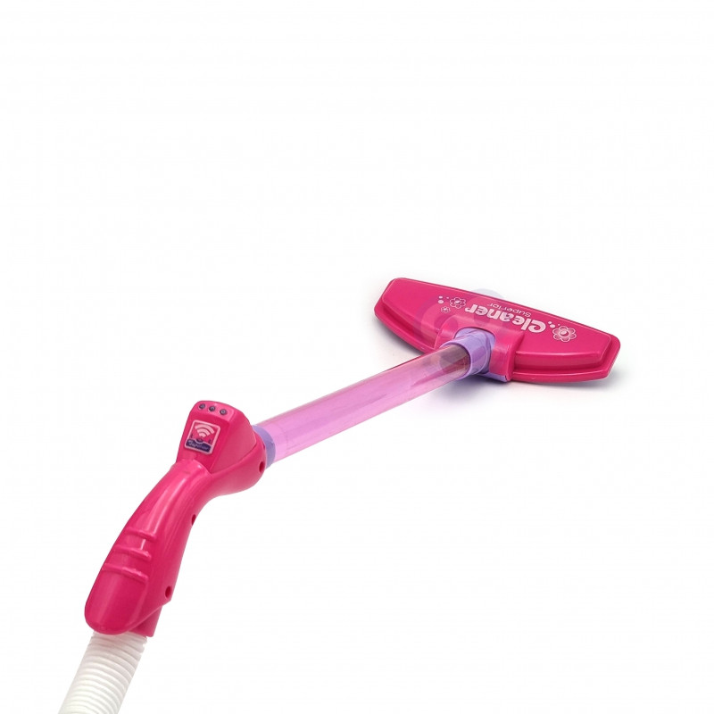 WOOPIE vaikškas dulkių siurblys su siurbimo funkcija, rožinis