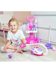 WOOPIE valymo rinkinys: vežimėlis dulkių siurbliui + 11 priedų 2
